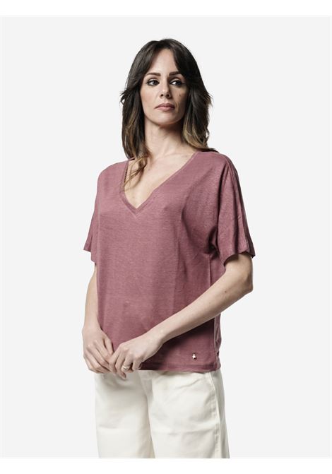 Hanina t-shirt scollo a V fluida DES PETIT HAUTS | T- Shirt | HANINA-1E24023011325